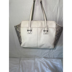 COACH F30142 TAYLOR MIXED EXOTIC ALEXIS CARRYALL satchel